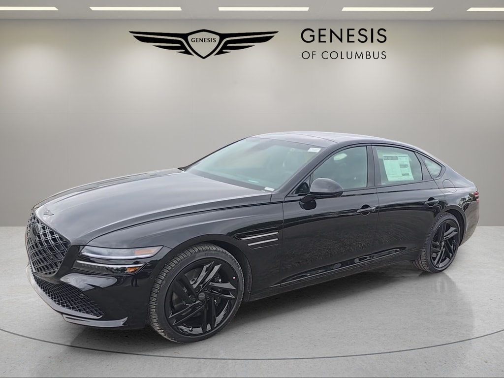 New 2026 Genesis G80 3.5T Prestige Black Sedan