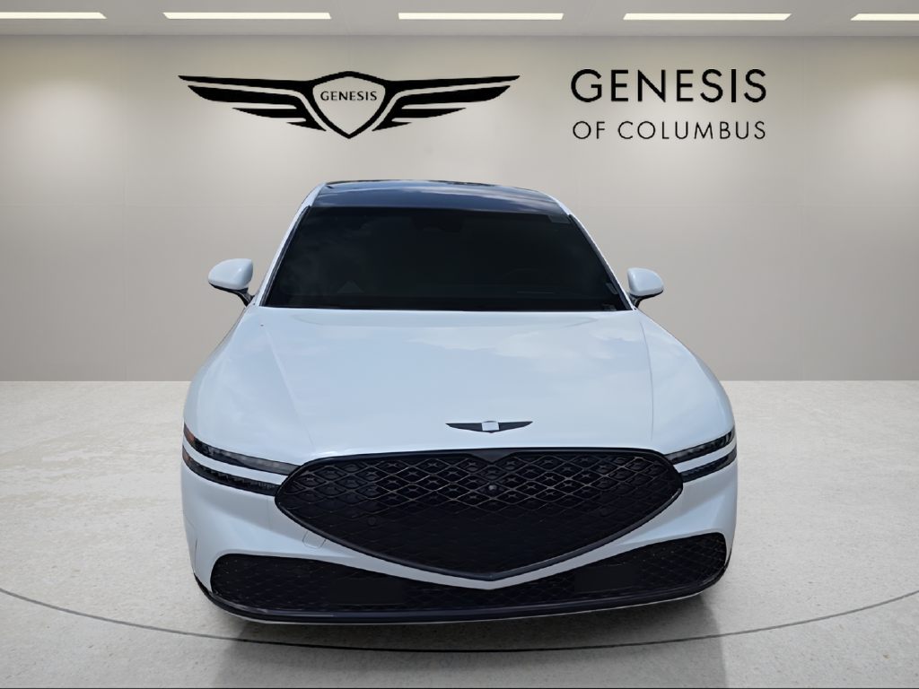 New 2026 Genesis G90 3.5T e-SC Prestige Black Sedan