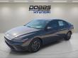 New 2026 Hyundai Elantra Hybrid Blue Sedan