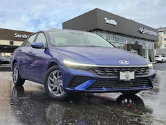 2026 Hyundai Elantra Hybrid Blue Sedan