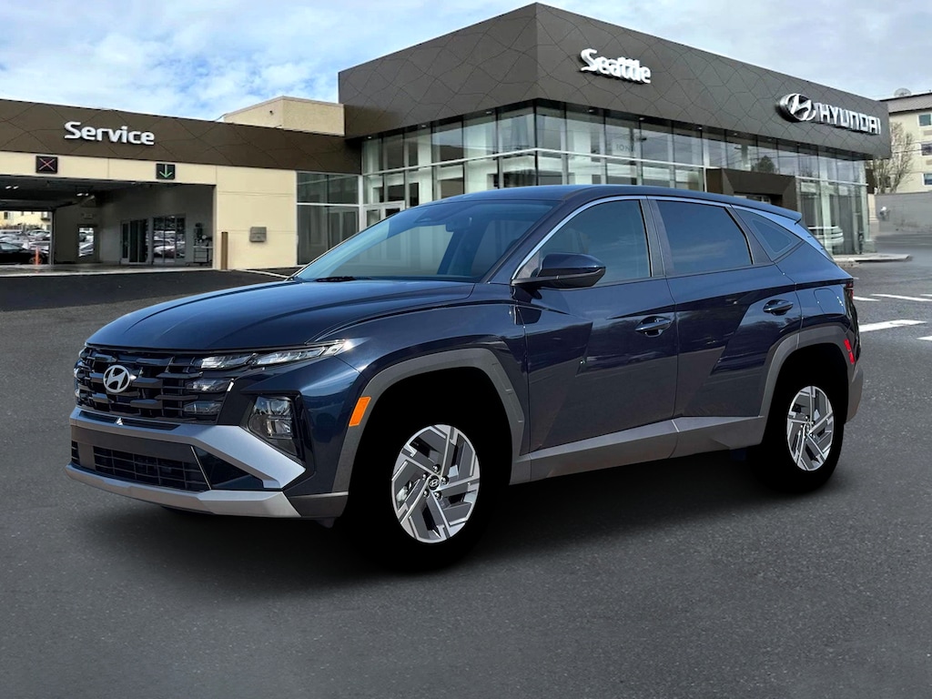 New 2026 Hyundai Tucson Hybrid Blue SUV
