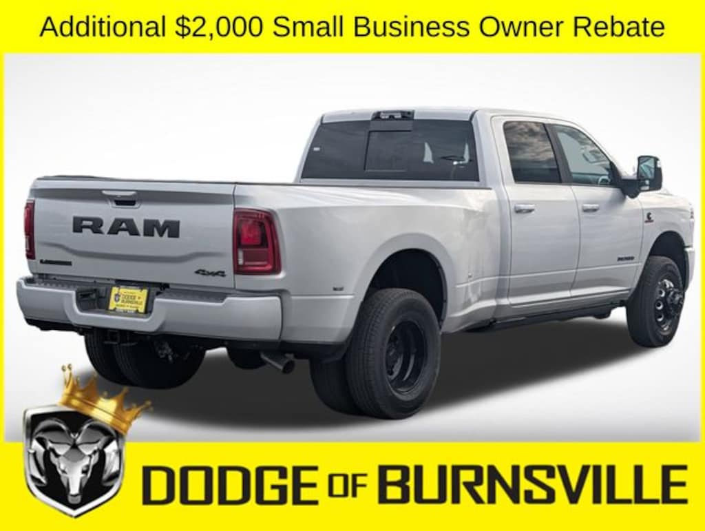 New 2026 Ram 3500 LARAMIE CREW CAB 4X4 8' BOX Pickup