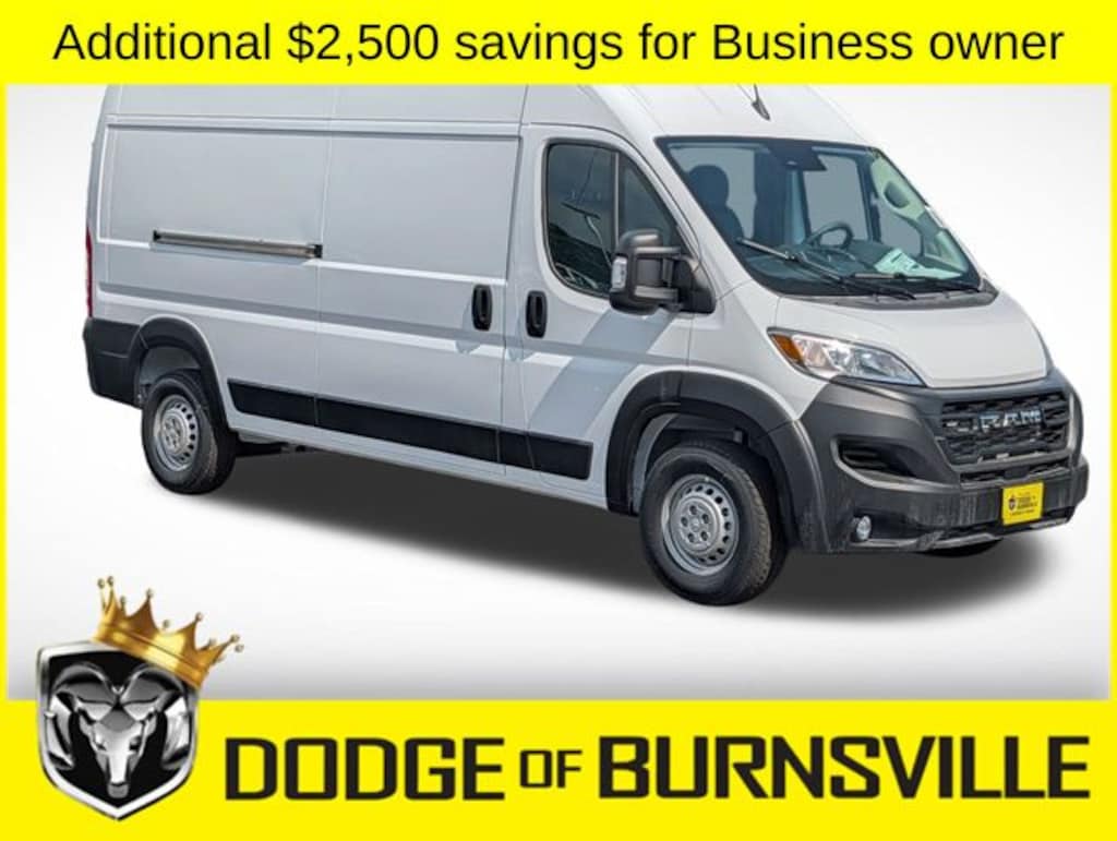 New 2026 Ram ProMaster PROMASTER 2500 TRADESMAN CARGO VAN HIGH ROOF 159' Cargo Van