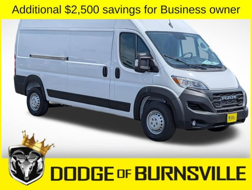 New 2026 Ram ProMaster PROMASTER 2500 TRADESMAN CARGO VAN HIGH ROOF 159' Cargo Van