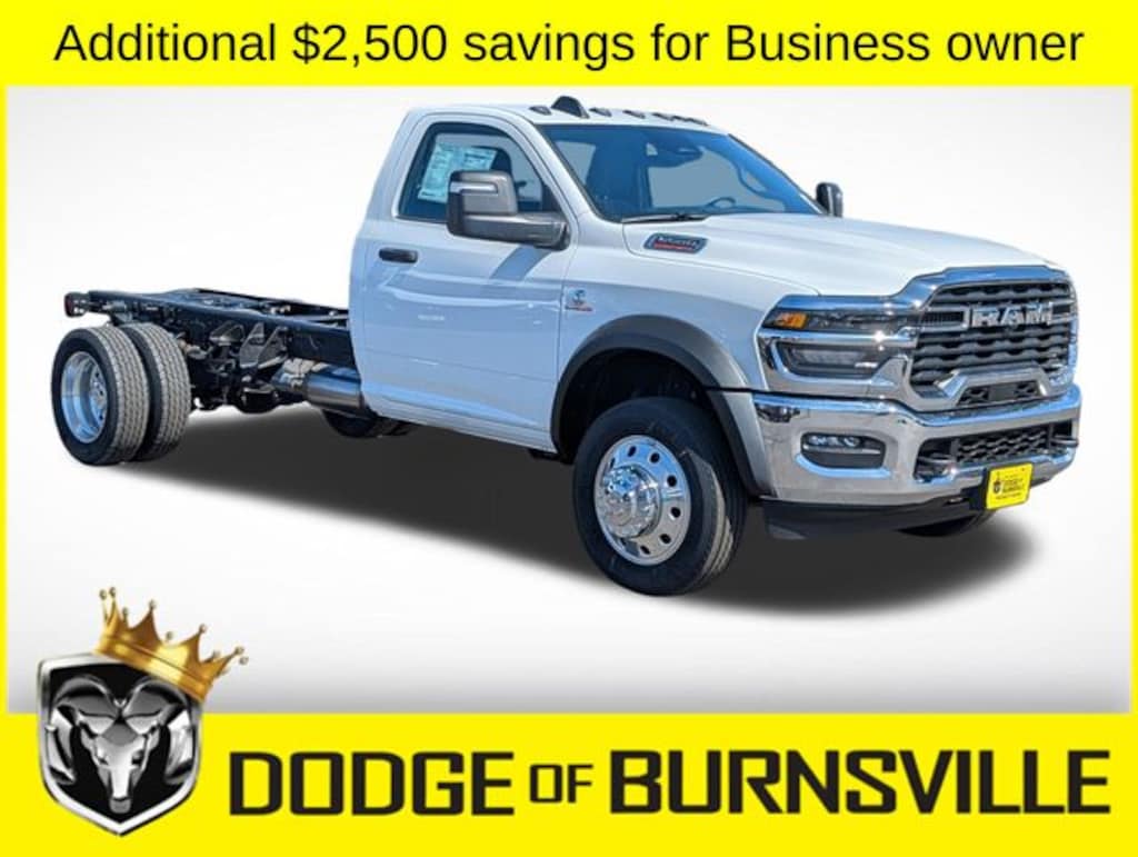 New 2026 Ram 5500 TRADESMAN CHASSIS REGULAR CAB 4X4 84' CA Pickup