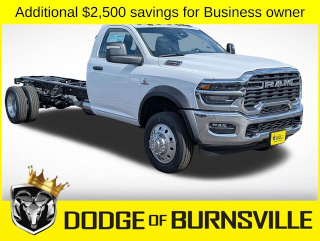 New 2026 Ram 5500 TRADESMAN CHASSIS REGULAR CAB 4X4 108' CA Pickup