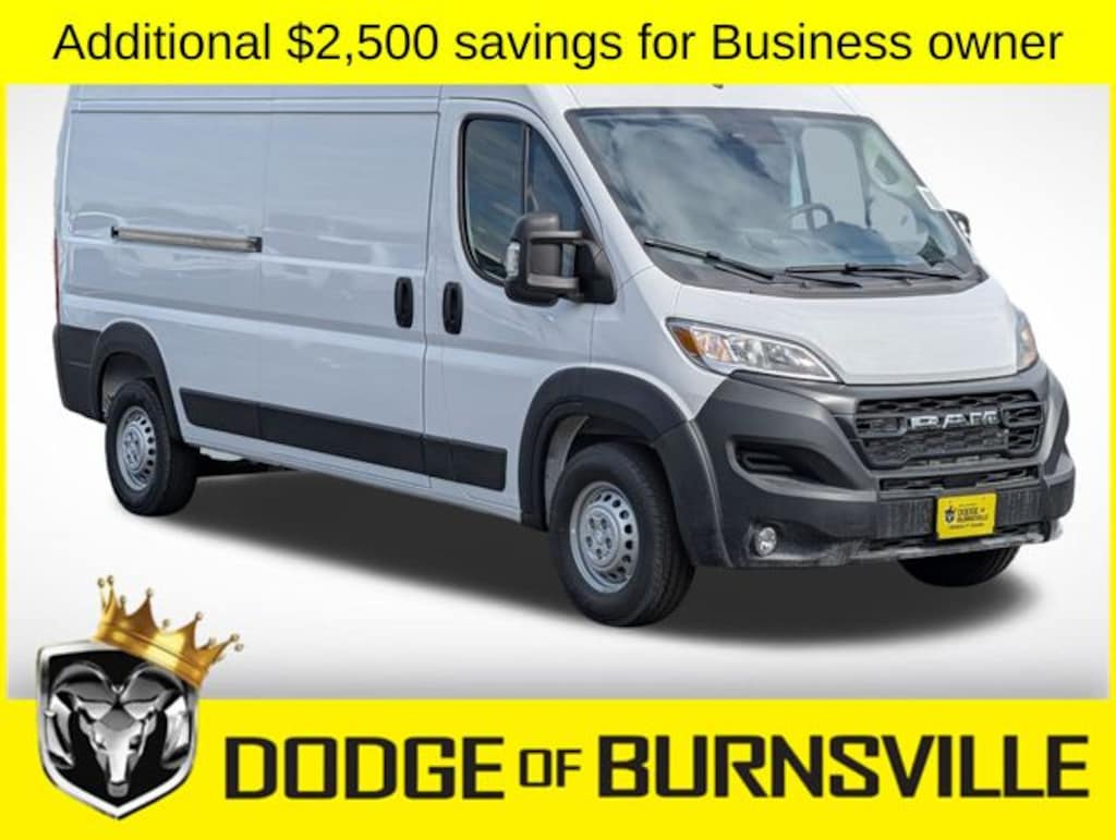New 2026 Ram ProMaster PROMASTER 2500 TRADESMAN CARGO VAN HIGH ROOF 159' Cargo Van