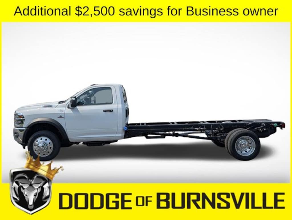 New 2026 Ram 5500 TRADESMAN CHASSIS REGULAR CAB 4X4 120' CA Pickup