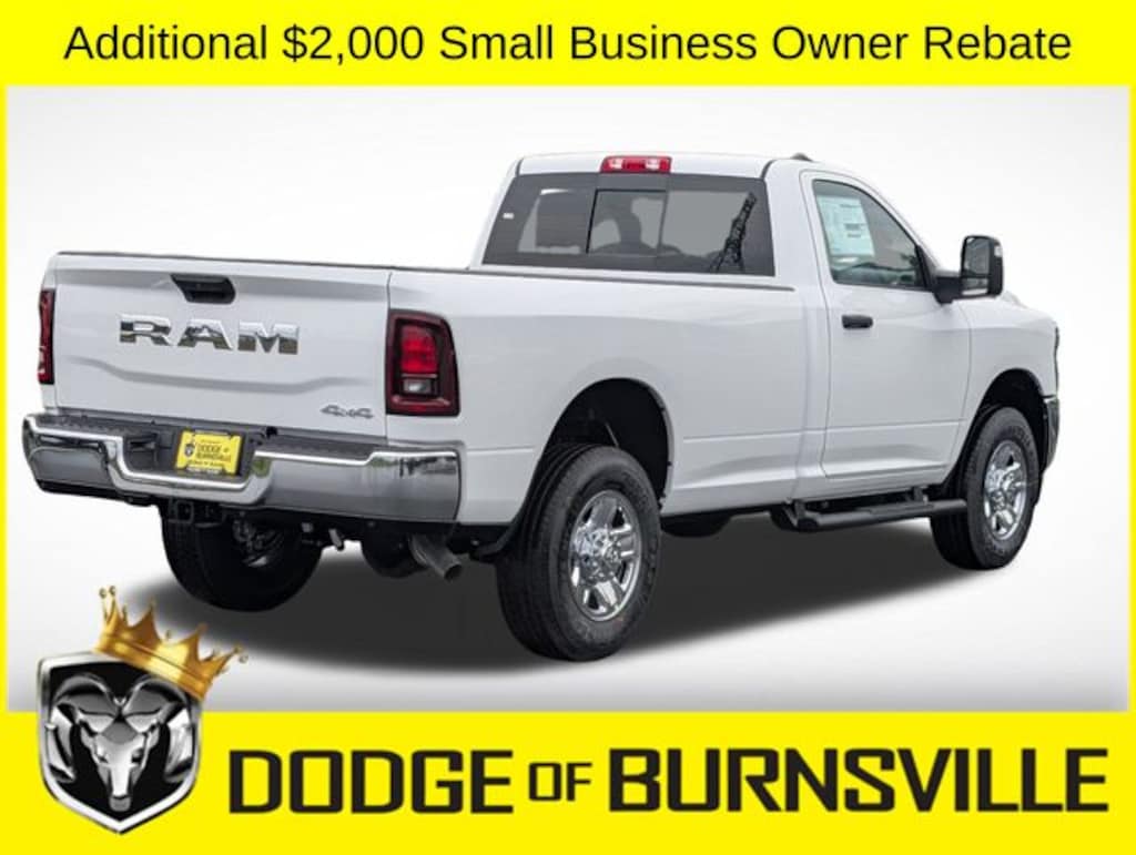 New 2026 Ram 3500 TRADESMAN REGULAR CAB 4X4 8' BOX Pickup