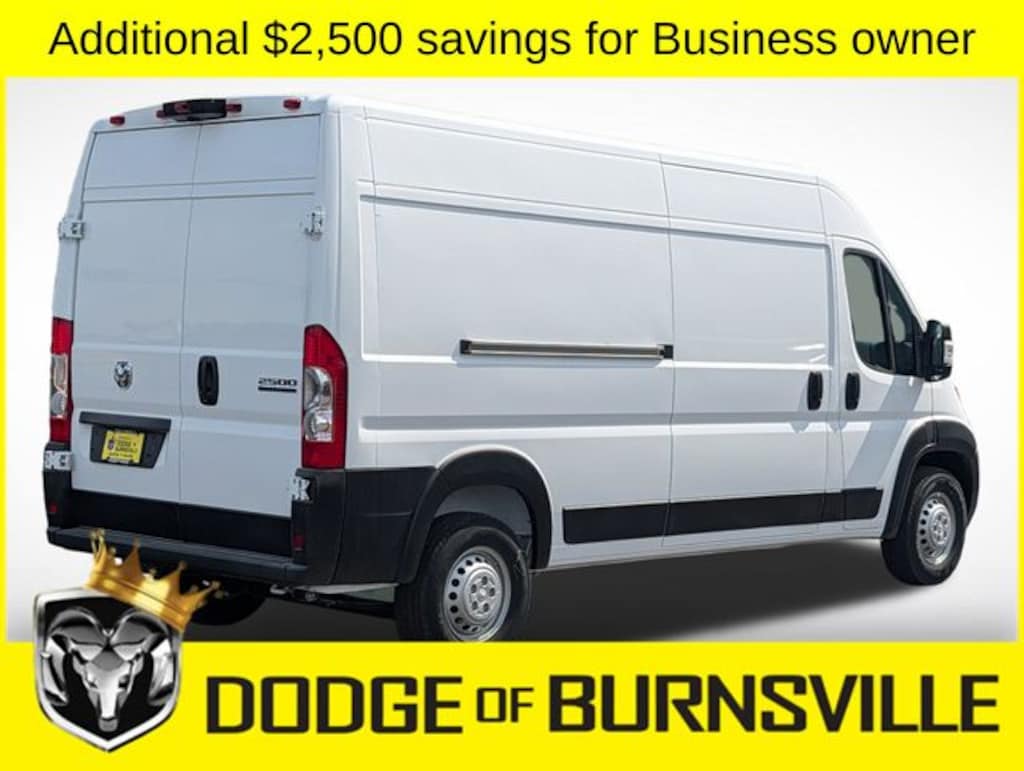 New 2026 Ram ProMaster PROMASTER 2500 TRADESMAN CARGO VAN HIGH ROOF 159' Cargo Van