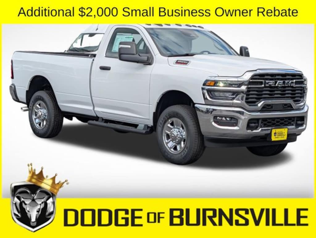 New 2026 Ram 3500 TRADESMAN REGULAR CAB 4X4 8' BOX Pickup