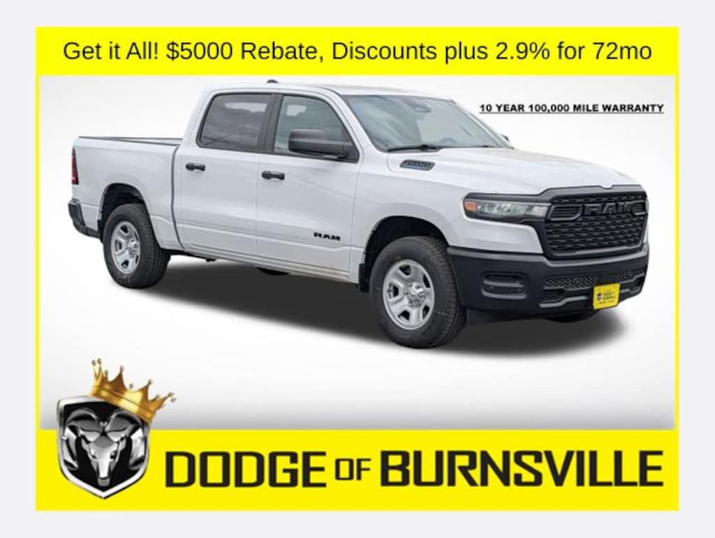 New 2026 Ram 1500 TRADESMAN CREW CAB 4X4 5'7 BOX Pickup