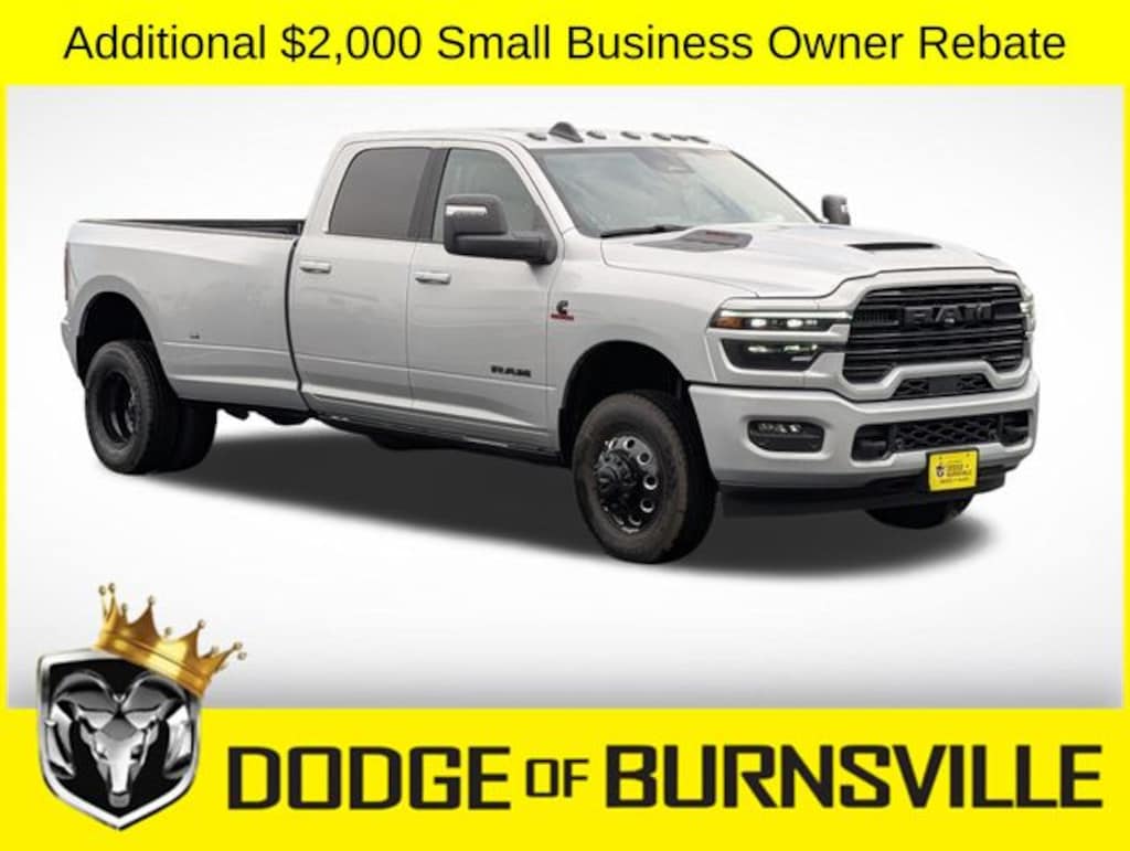 New 2026 Ram 3500 LARAMIE CREW CAB 4X4 8' BOX Pickup