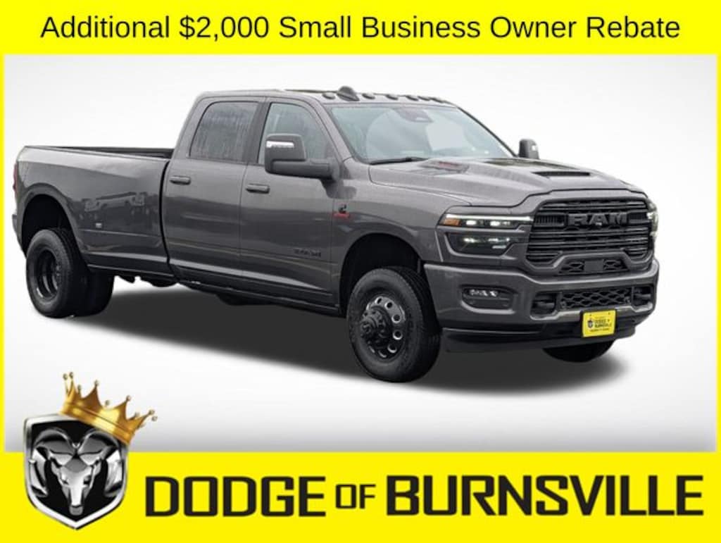New 2026 Ram 3500 LARAMIE CREW CAB 4X4 8' BOX Pickup