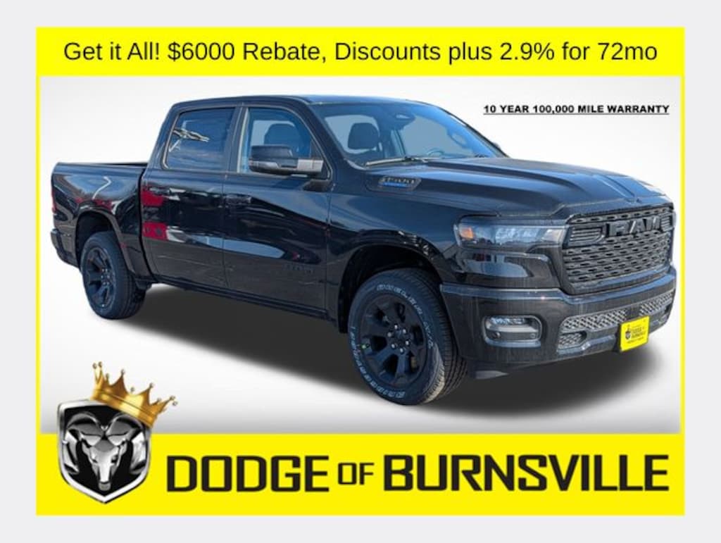 New 2026 Ram 1500 BIG HORN CREW CAB 4X4 5'7 BOX Pickup