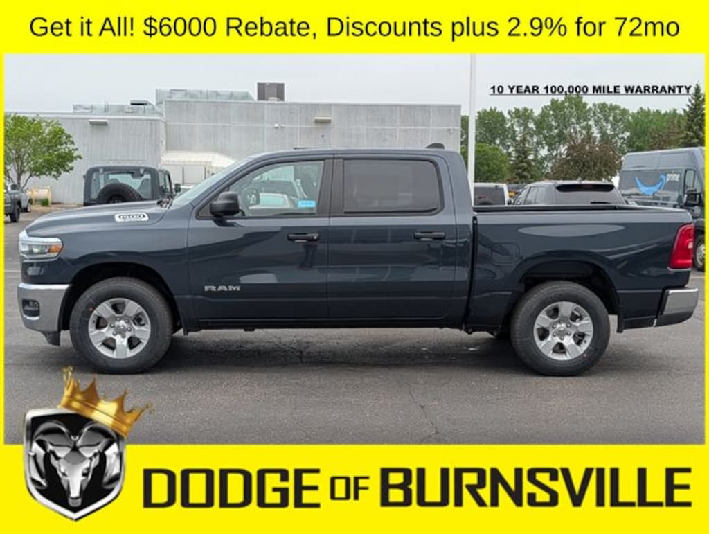New 2026 Ram 1500 BIG HORN CREW CAB 4X4 5'7 BOX Pickup