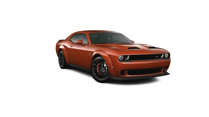 Orange Dodge Challenger SRT HELLCAT WIDEBODY JAILBREAK Trim.