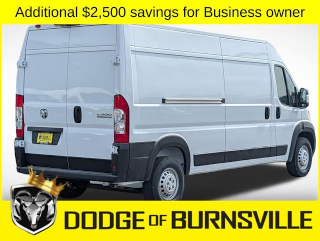 New 2026 Ram ProMaster PROMASTER 2500 TRADESMAN CARGO VAN HIGH ROOF 159' Cargo Van