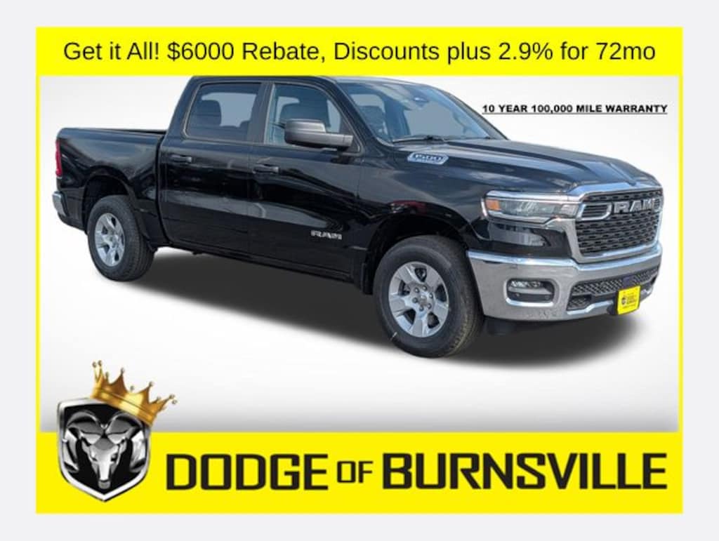 New 2026 Ram 1500 BIG HORN CREW CAB 4X4 5'7 BOX Pickup