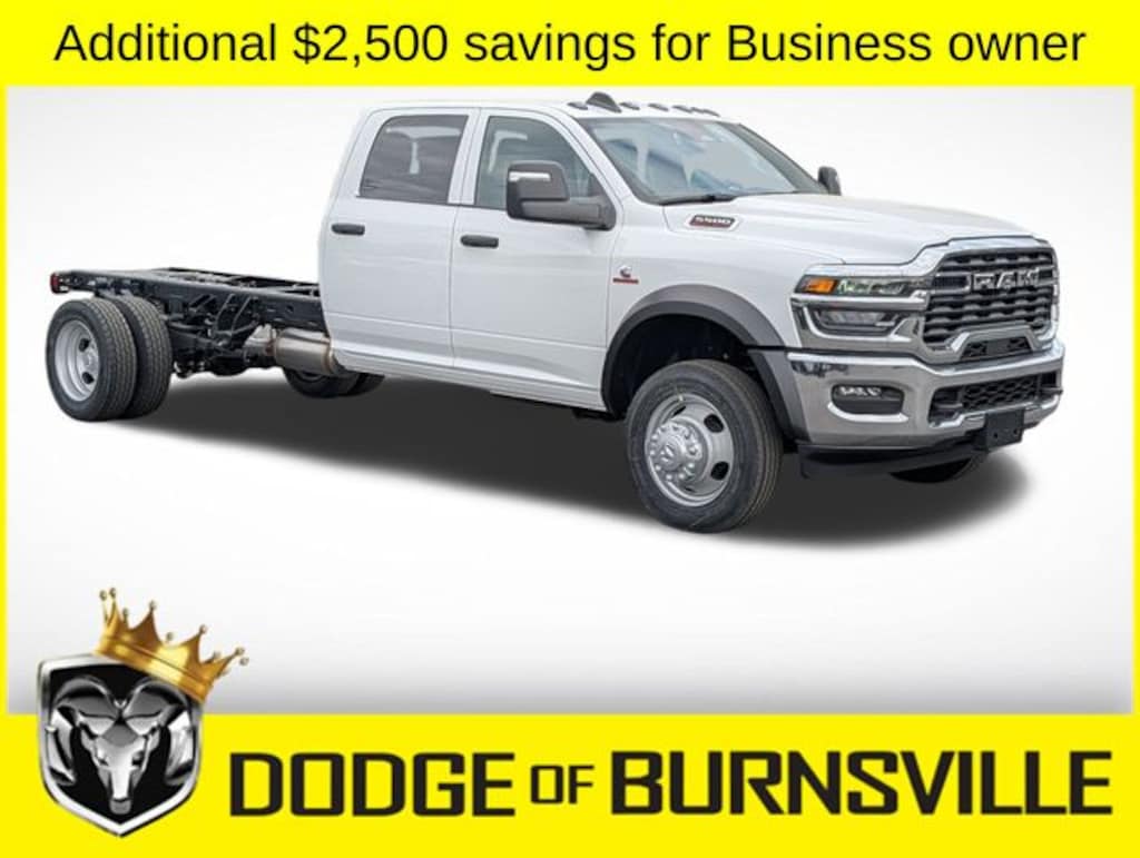 New 2026 Ram 5500 Chassis Cab TRADESMAN CREW 4X4 84' CA Pickup