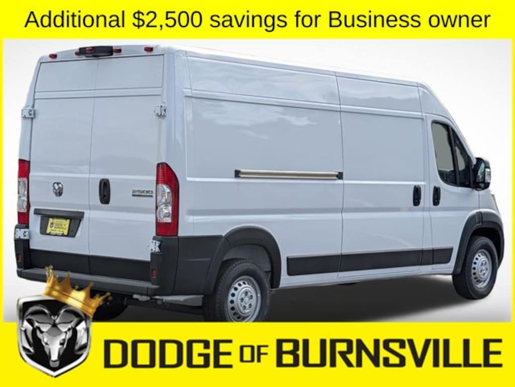 New 2026 Ram ProMaster PROMASTER 2500 TRADESMAN CARGO VAN HIGH ROOF 159' Cargo Van