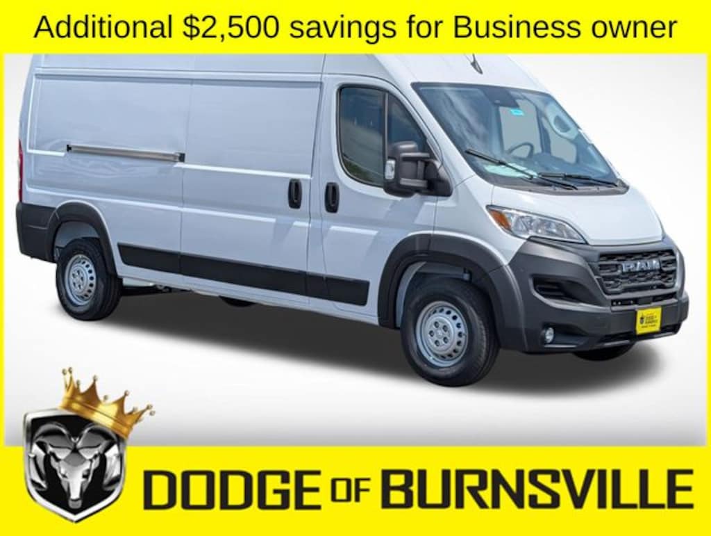 New 2026 Ram ProMaster PROMASTER 2500 TRADESMAN CARGO VAN HIGH ROOF 159' Cargo Van