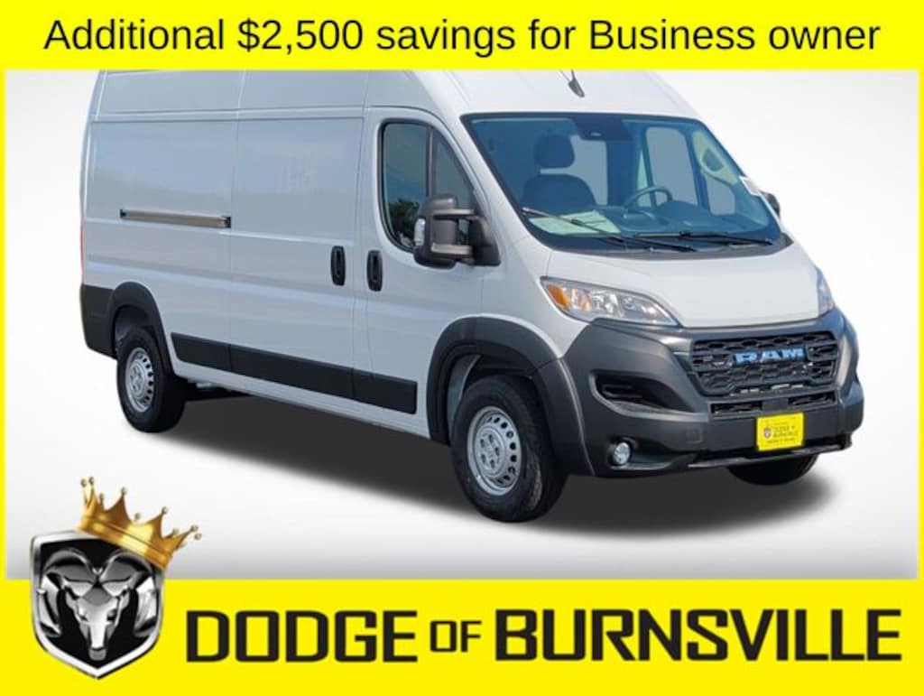 New 2026 Ram ProMaster PROMASTER 2500 TRADESMAN CARGO VAN HIGH ROOF 159' Cargo Van