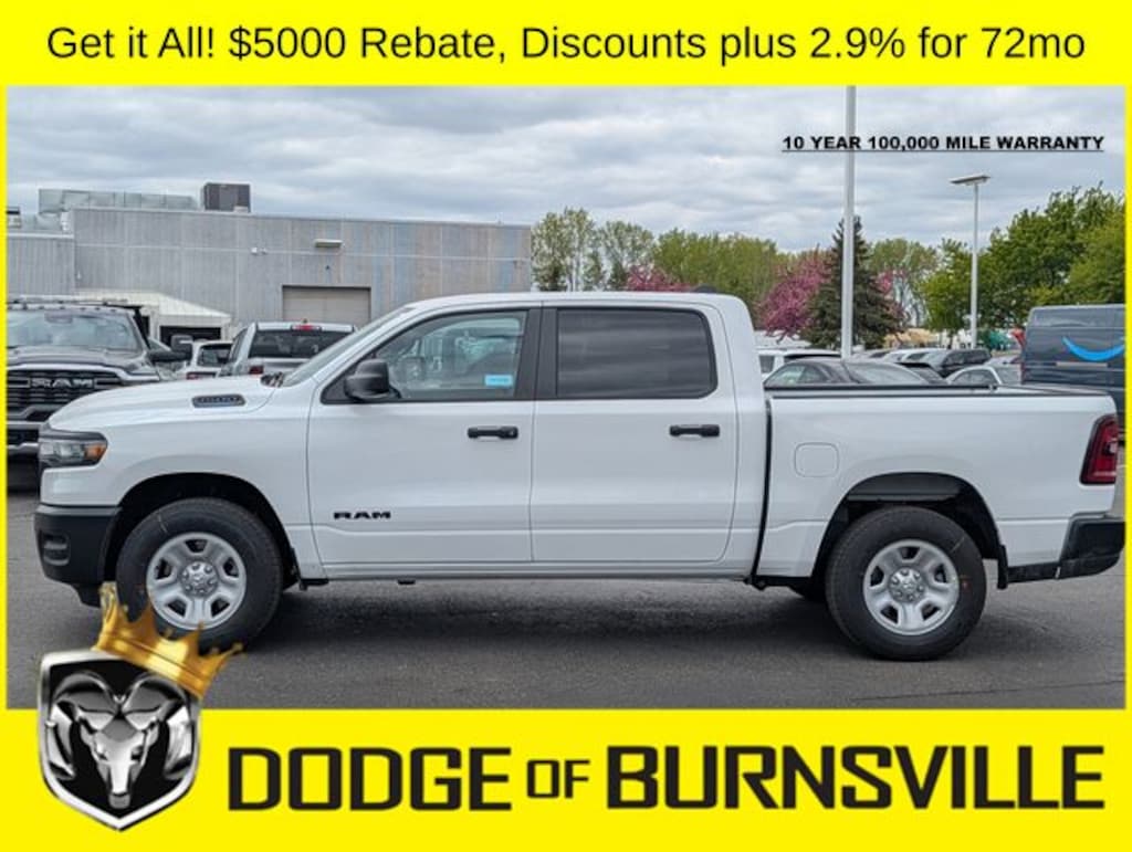 New 2026 Ram 1500 TRADESMAN CREW CAB 4X4 5'7 BOX Pickup