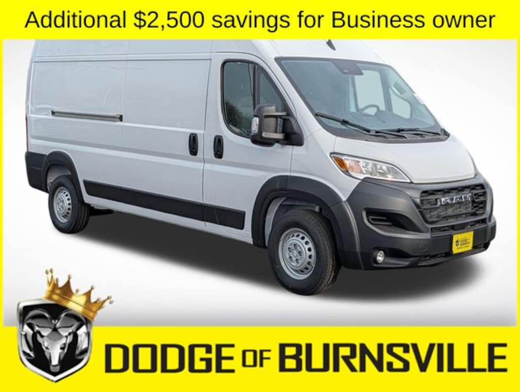 New 2026 Ram ProMaster PROMASTER 2500 TRADESMAN CARGO VAN HIGH ROOF 159' Cargo Van
