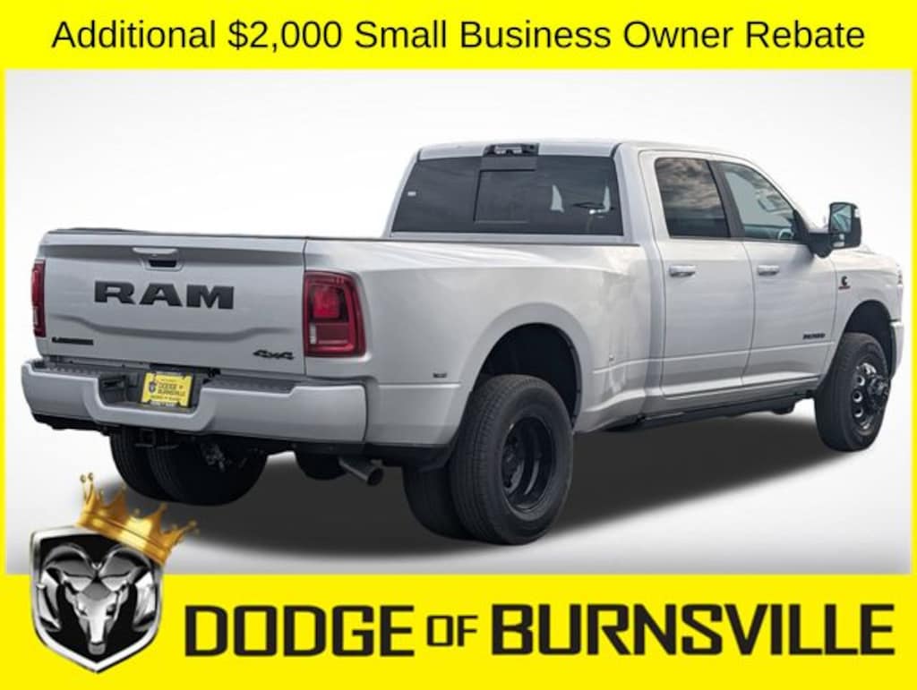 New 2026 Ram 3500 LARAMIE CREW CAB 4X4 8' BOX Pickup
