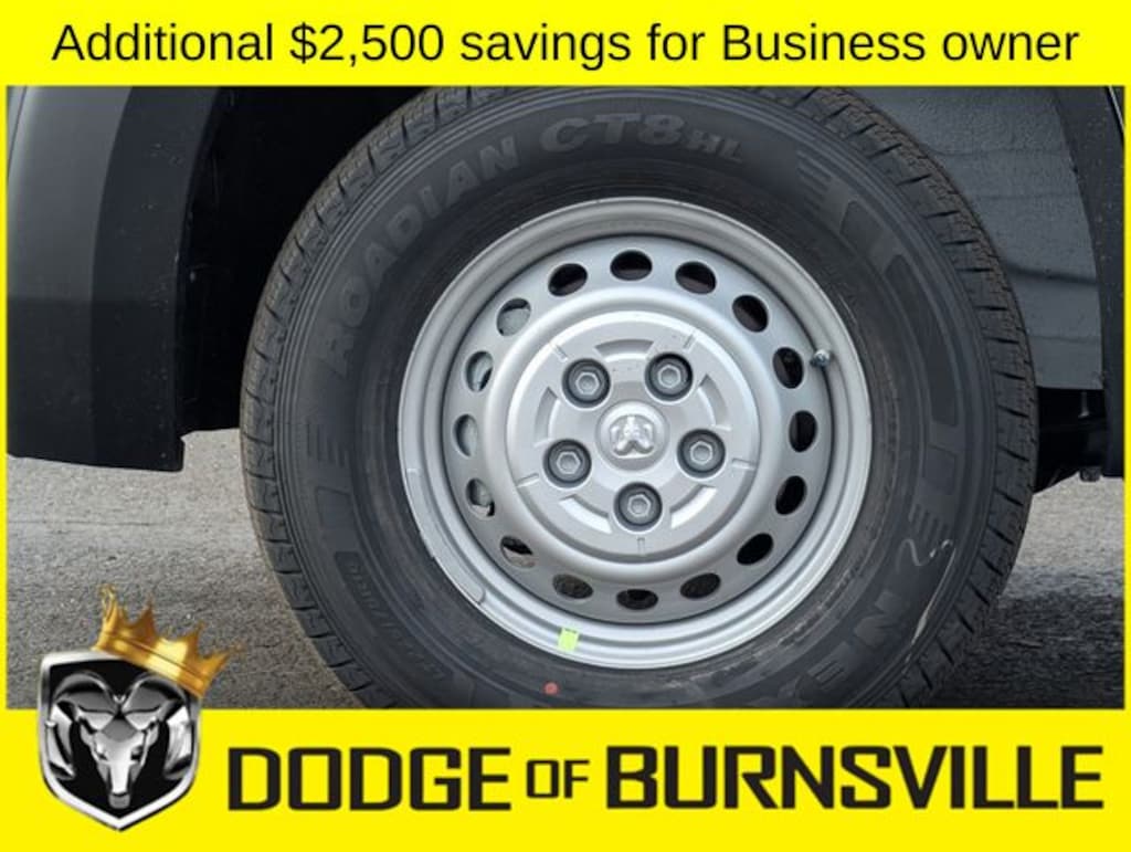 New 2026 Ram ProMaster PROMASTER 2500 TRADESMAN CARGO VAN HIGH ROOF 159' Cargo Van