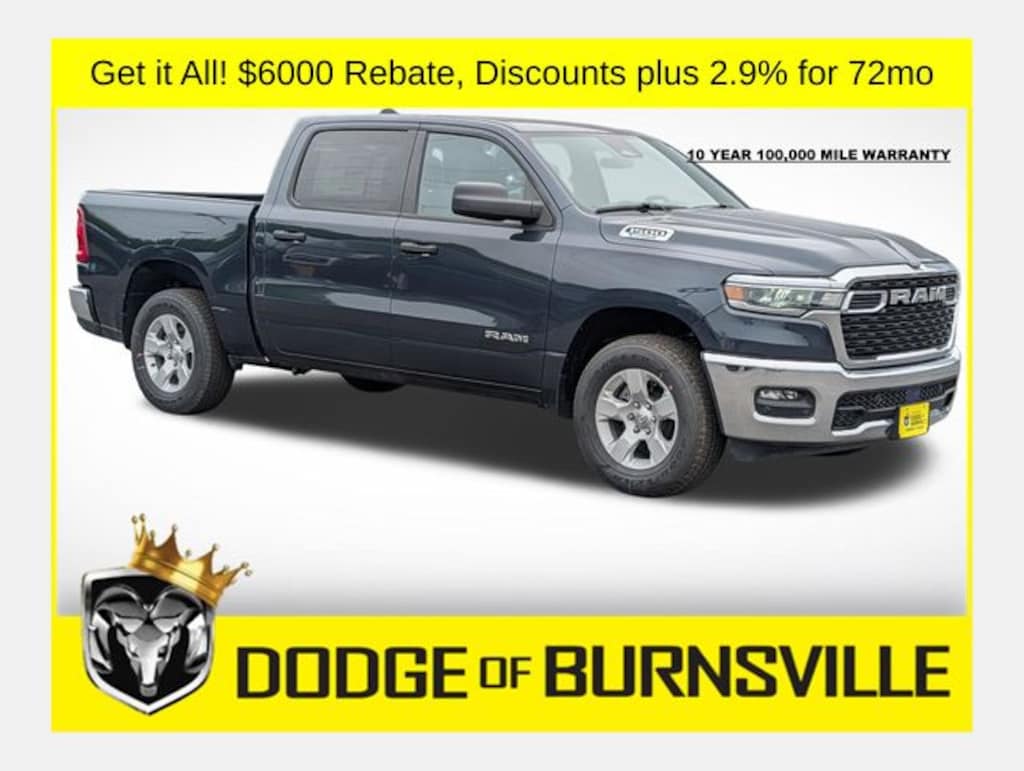 New 2026 Ram 1500 BIG HORN CREW CAB 4X4 5'7 BOX Pickup