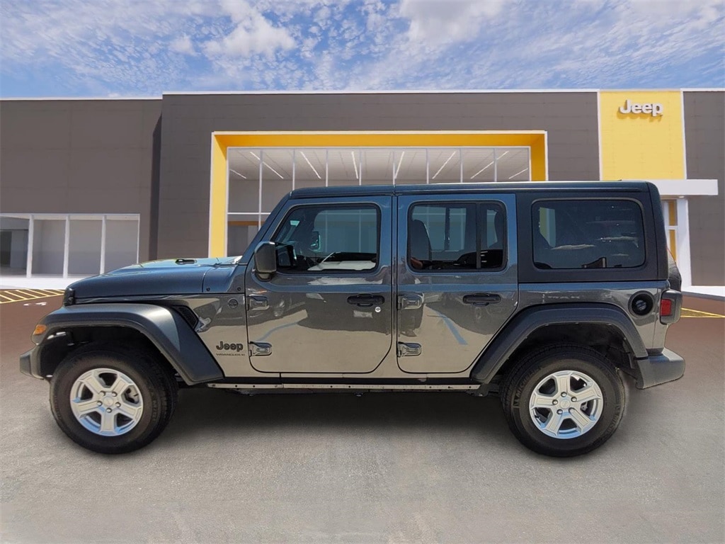 Used 2023 Jeep Wrangler 4-Door Sport S with VIN 1C4HJXDG5PW507919 for sale in Mckinney, TX