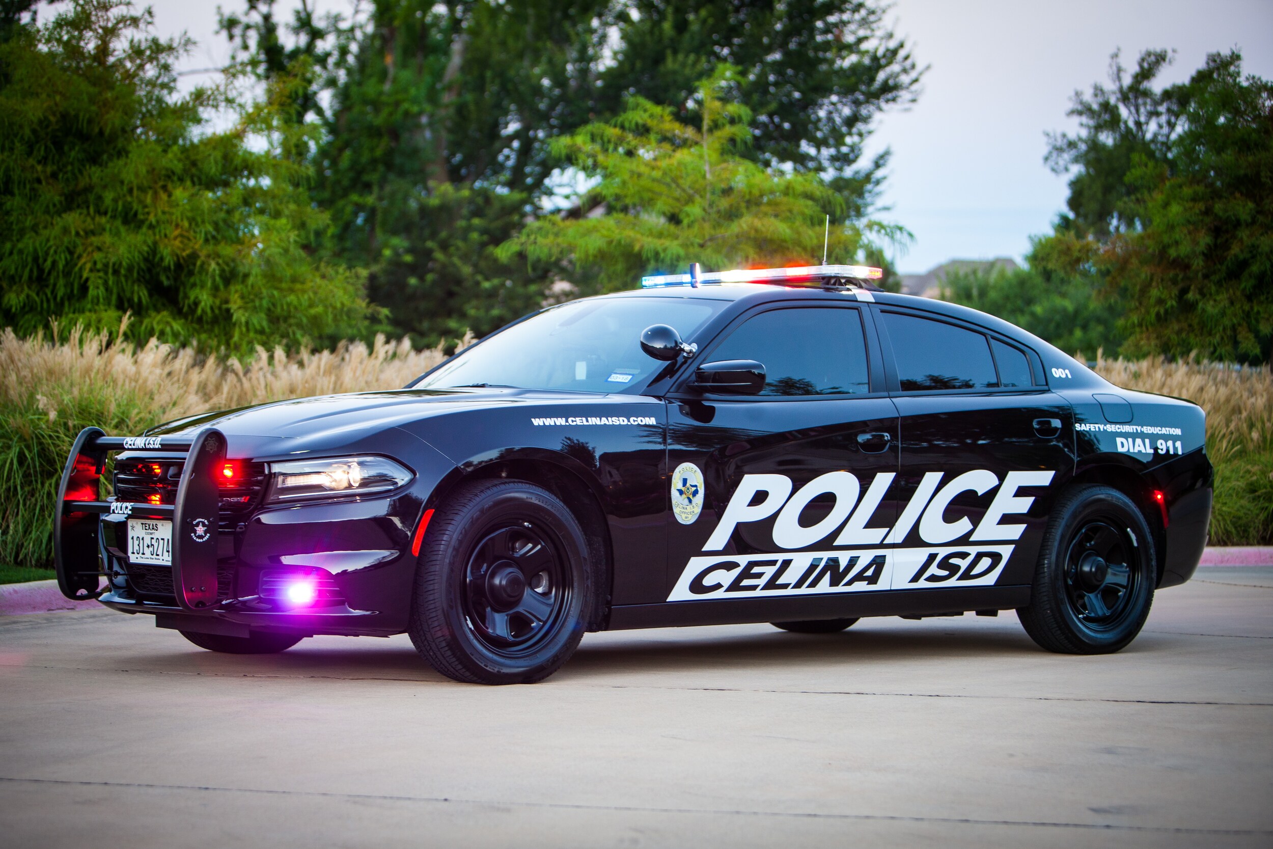 Celina, TX police car supplied by Dodge City of McKinney