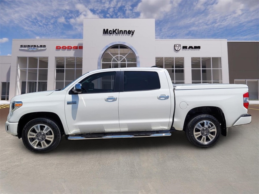 Used 2020 Toyota Tundra Platinum with VIN 5TFAY5F15LX945709 for sale in Mckinney, TX