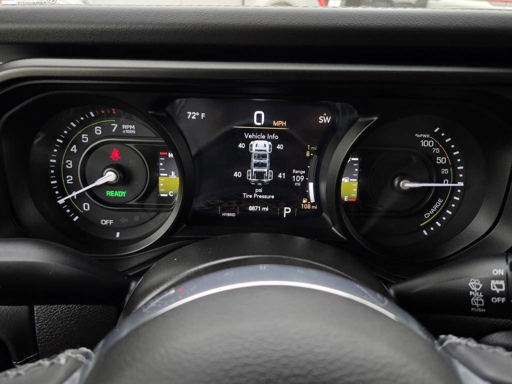 Used 2025 Jeep Wrangler 4xe Sahara 4XE with VIN 1C4RJXP68SW585689 for sale in McKinney, TX