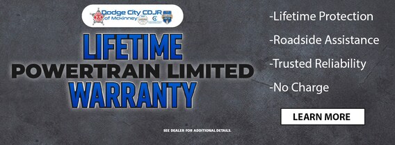 Lifetime Powertrain Warranty