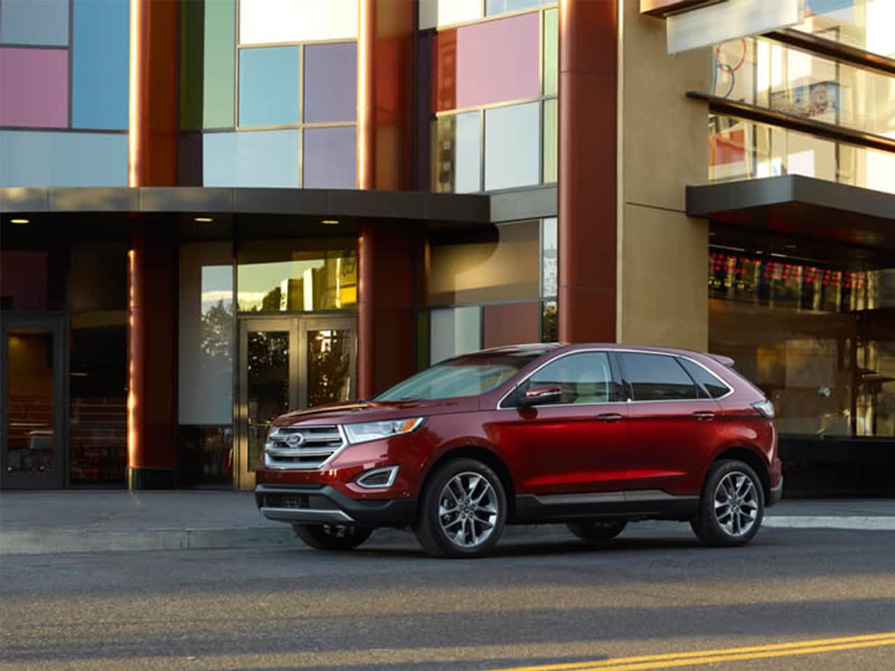 Exterior View Of 2015 Ford Edge in Tulsa