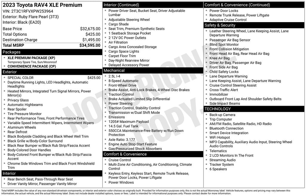 Used 2023 Toyota RAV4 XLE Premium SUV