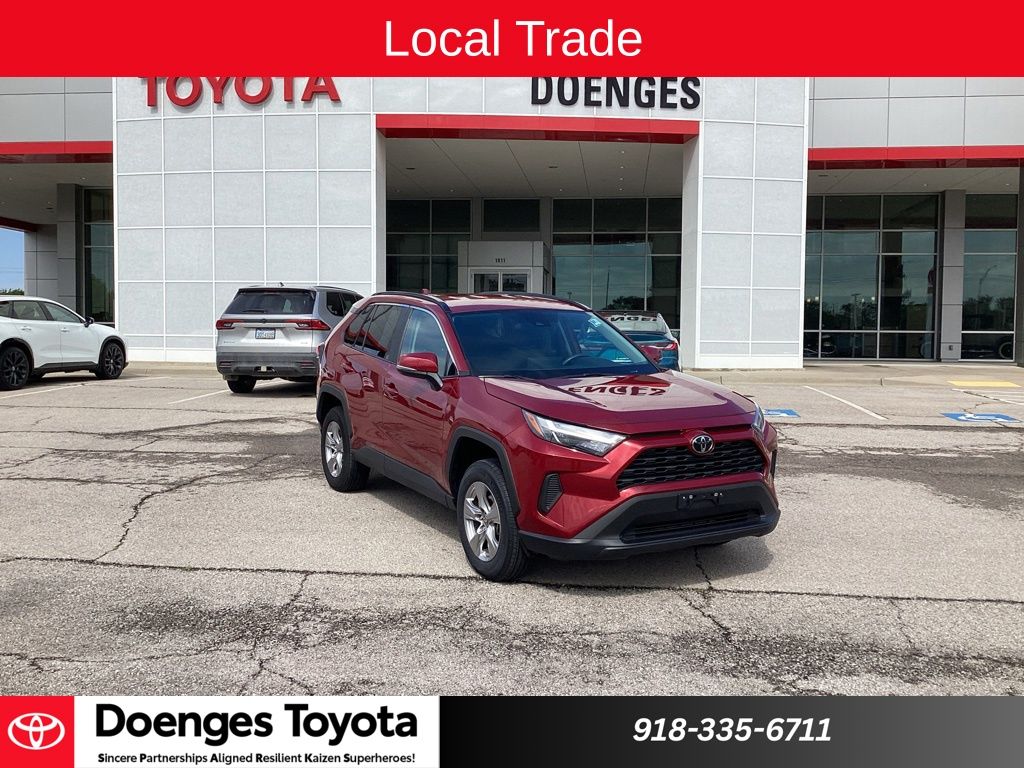 Red (Ruby Flare Pearl) 2025 Toyota RAV4 SUV / Crossover All-Wheel Drive Automatic