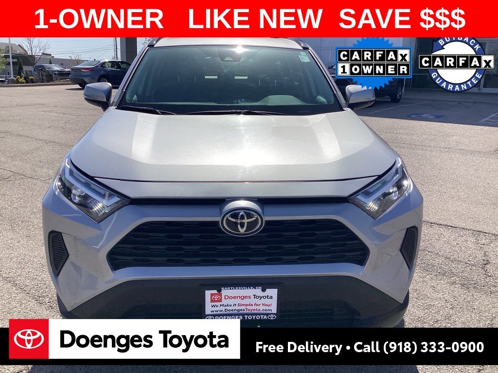 Used 2024 Toyota RAV4 XLE with VIN 2T3W1RFVXRW315654 for sale in Bartlesville, OK
