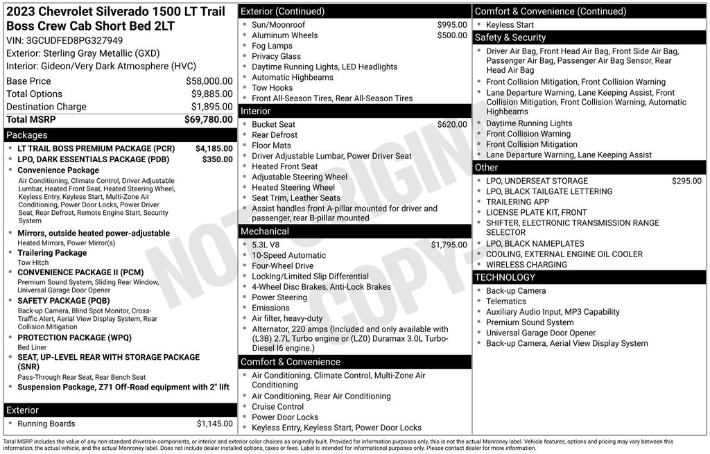 2023 Chevrolet Silverado 1500 LT Trail Boss's photo