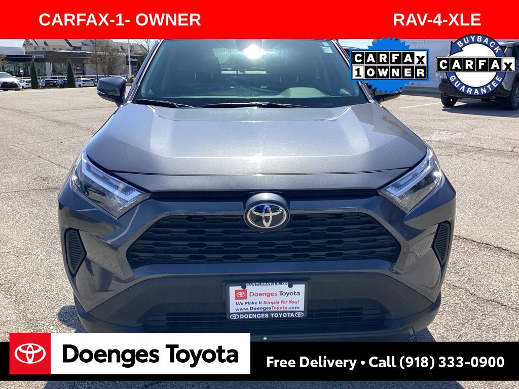 Used 2024 Toyota RAV4 XLE with VIN 2T3W1RFV3RW326477 for sale in Bartlesville, OK