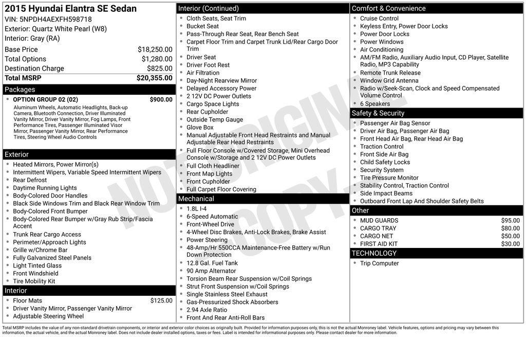 2015 Hyundai Elantra SE's photo