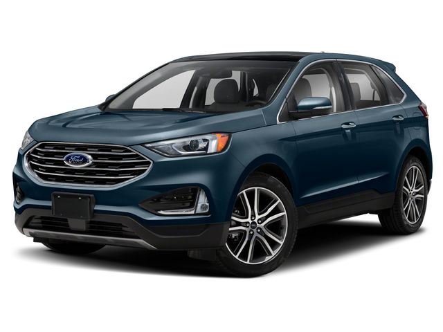 Blue Metallic 2019 Ford Edge SEL AWD SUV / Crossover All-Wheel Drive 8-Speed Automatic