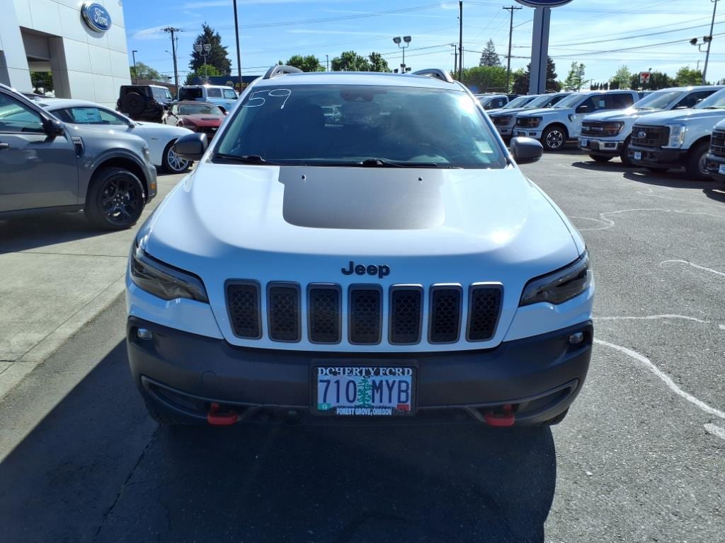 Used 2021 Jeep Cherokee Trailhawk with VIN 1C4PJMBX5MD202859 for sale in Forest Grove, OR