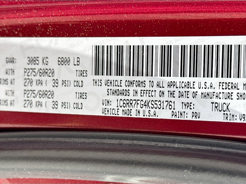 Certified 2019 Ram 1500 Classic Express Crew Cab Pickup