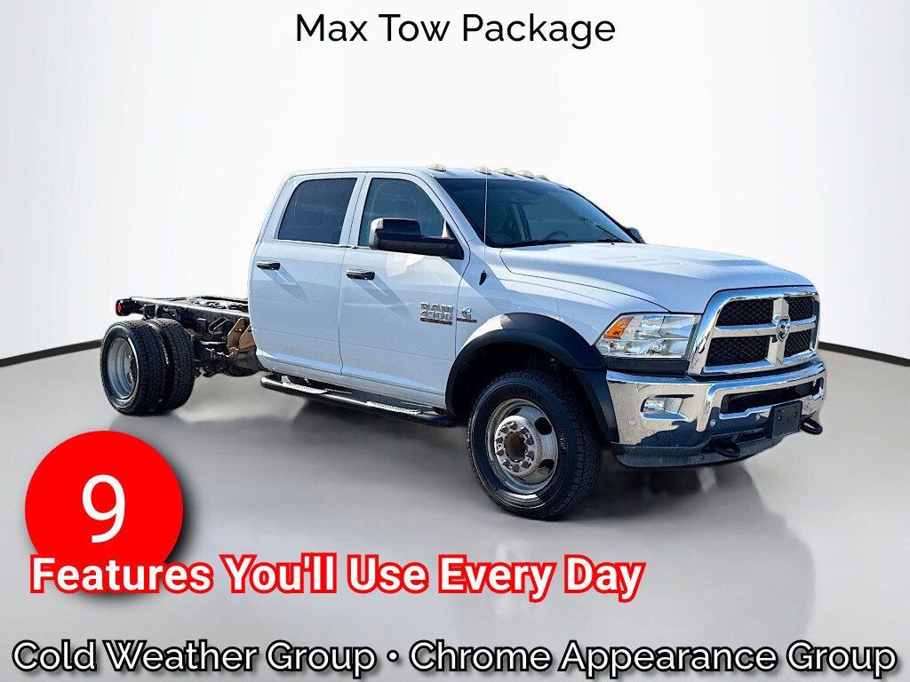 Used 2018 Ram 4500 Chassis Tradesman/SLT/Laramie Crew Cab Chassis-Cab