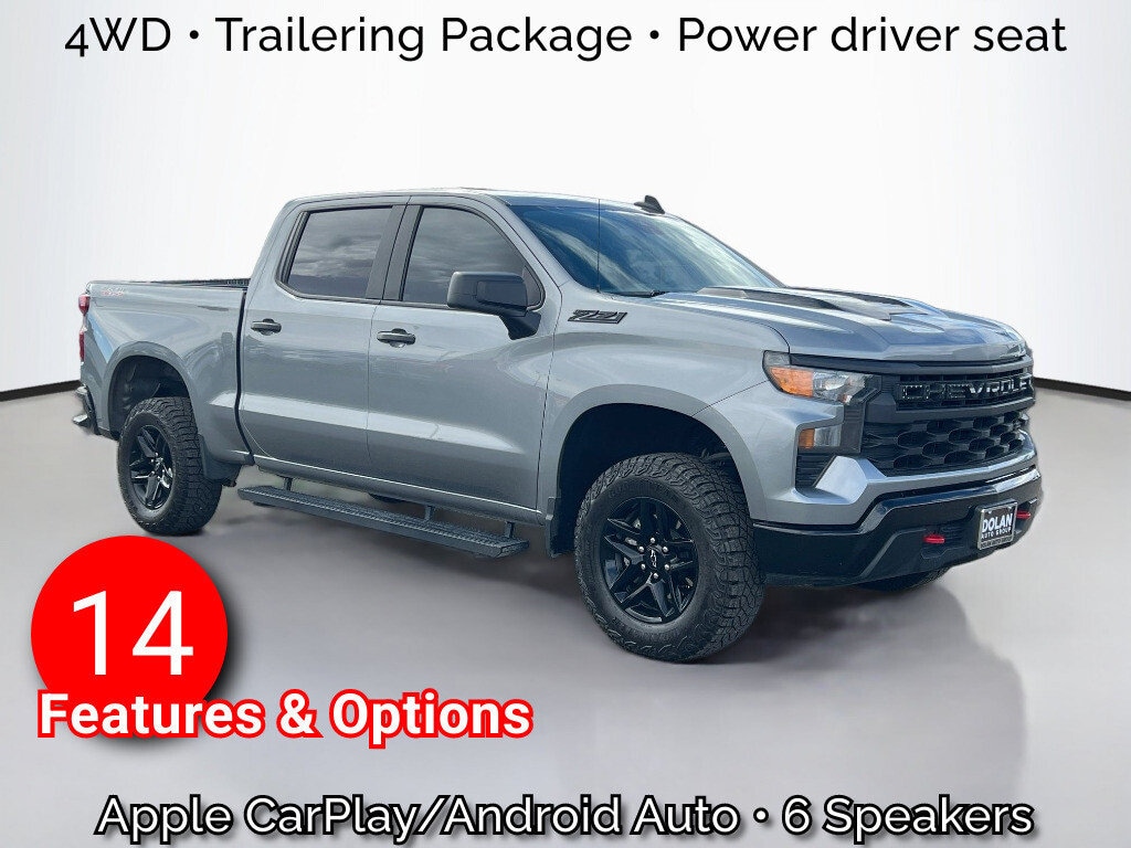 Used 2023 Chevrolet Silverado 1500 Custom Trail Boss Crew Cab Pickup