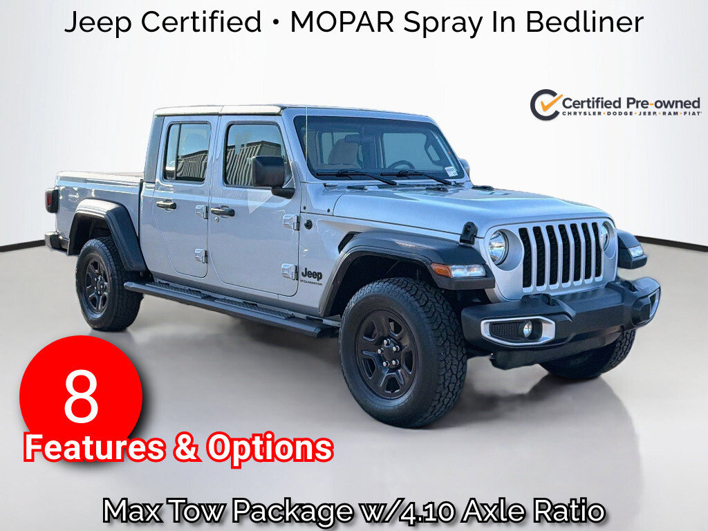 Certified 2023 Jeep Gladiator Sport Crew Cab Pickup